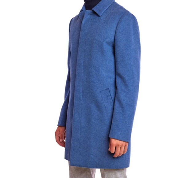 PAISLEY & GRAY Topper Coat - Arctic Blue Soft Touch - SMALL - NWT - Picture 2 of 9